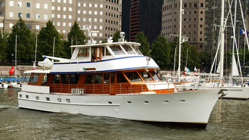 New York charter yacht Calypso - North Cove